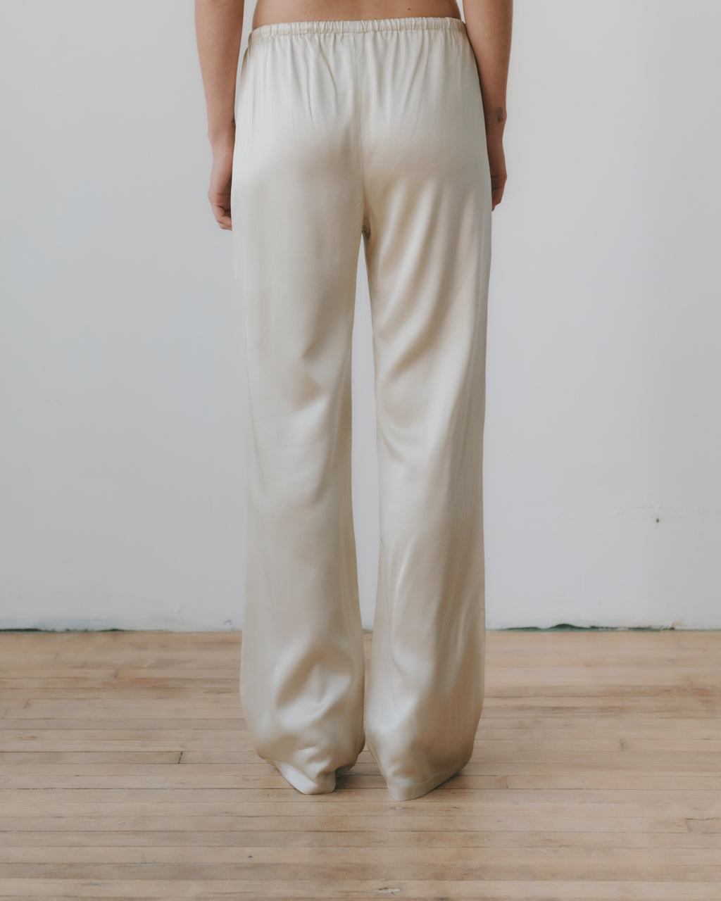 SILK DRAWSTRING PANT